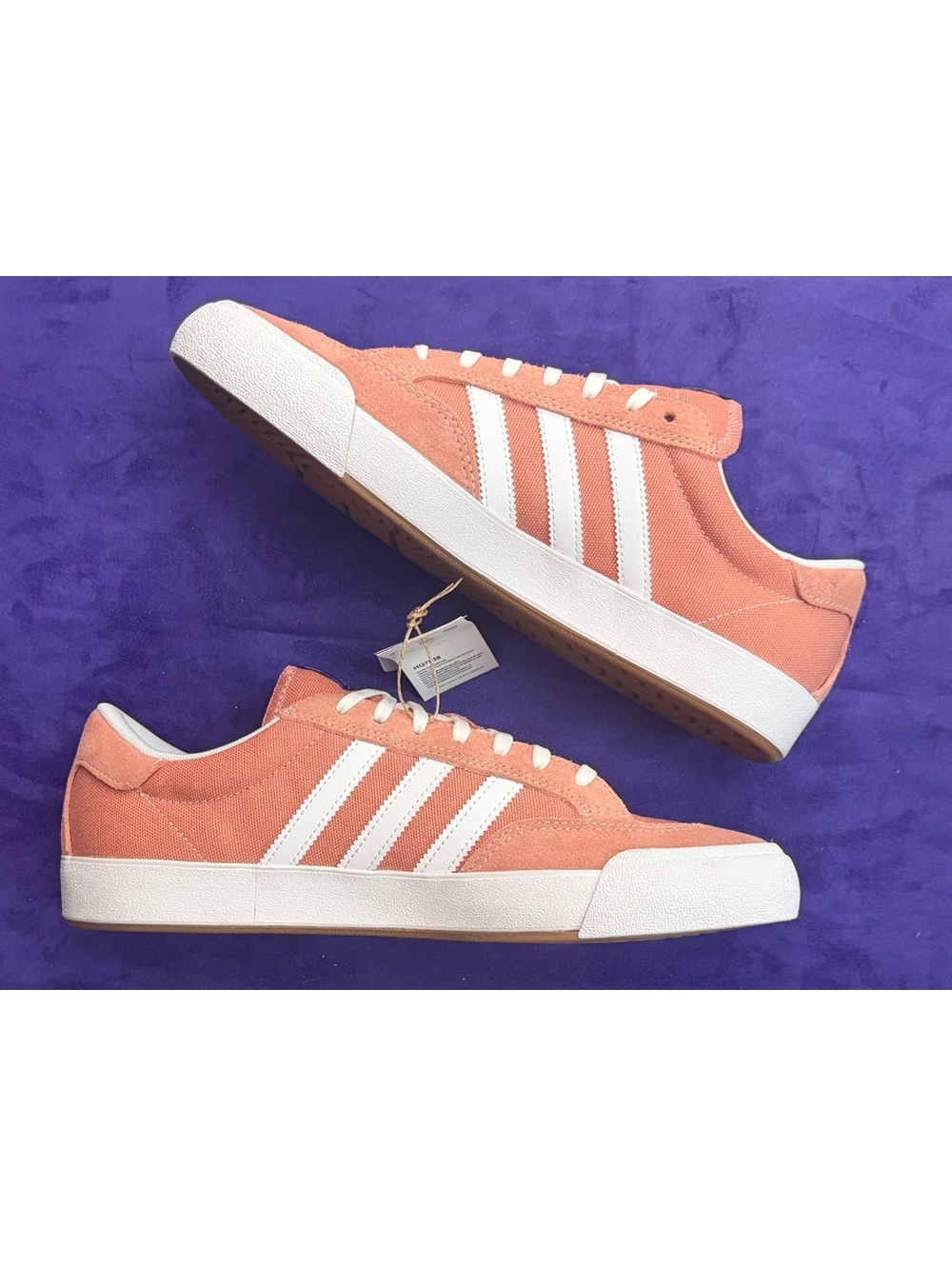 Adidas Nora Low Top Skate Shoes Wonder Clay HQ7538 11M 12W